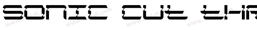Sonic Cut Thru字体转换